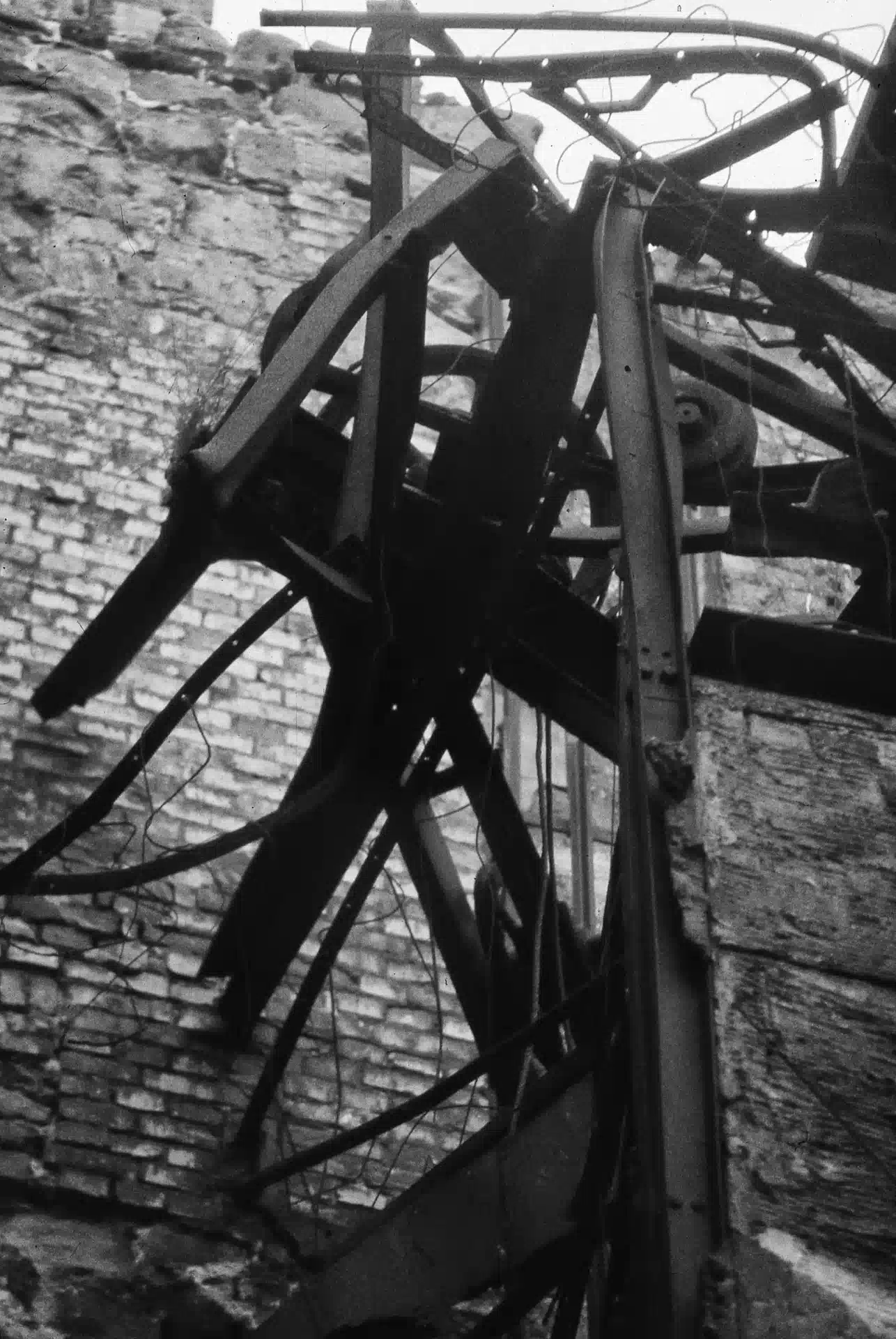 Ruine Schloss Dresde.1980er Jahre